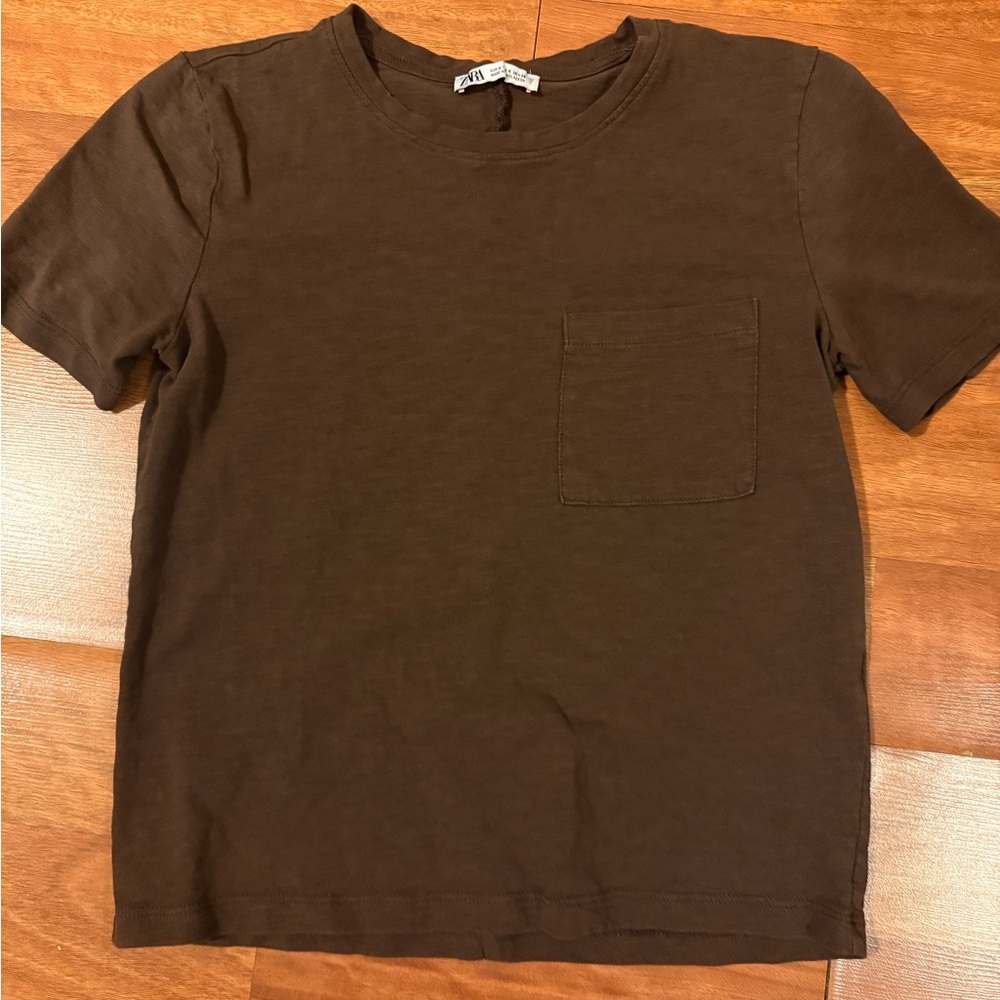 Brown Short Sleeve T-Shirt